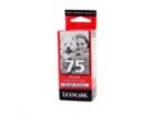 Lexmark No.75 Black  Ink Cartridge High Yield