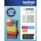 Brother LC233 CMY Colour Pack - up to 550 pages each