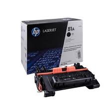 HP # 81A Black Toner - 10,500 pages
