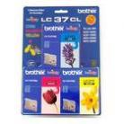Brother LC37 Cyan, Magenta & Yellow Colour Pack