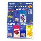 Brother LC37 Cyan, Magenta & Yellow Colour Pack