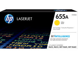 HP #655A Yellow Toner Cartridge -  10,500 pages