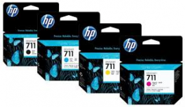 HP No 711 80ml Black Ink Cartridge