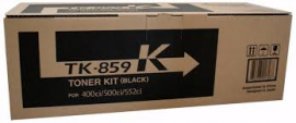 Kyocera TK859 Black Toner Cartridge - 25,000 pages