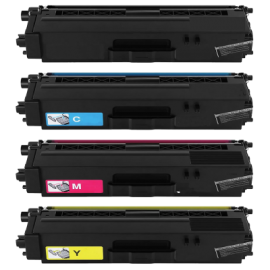 Compatible Brother TN-349 Value bundle (b,c,m,y)