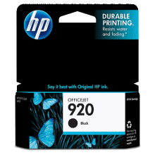 HP #920 Black Ink Cartridge - 420 pages